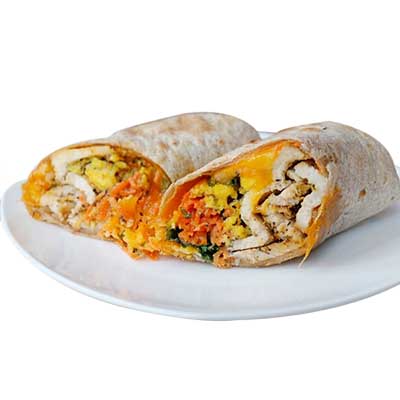 "Scrambled Egg & Chicken Whole Wheat Wrap (Starbucks) - Click here to View more details about this Product